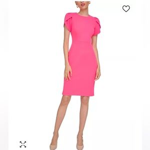 NWT Calvin Klein Dress Rosebud Pink size 4